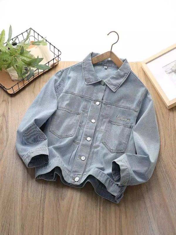 Bear Letter Loose Jacket